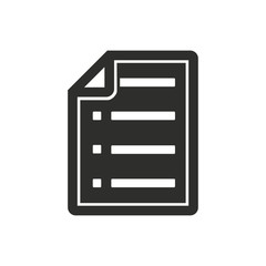 Checklist - vector icon.