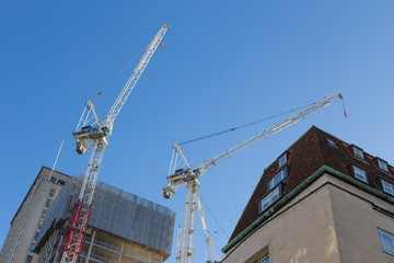 building constrction cranes