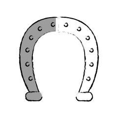 horseshoe lucky isolated icon vector illustration design