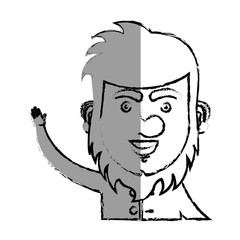 Obraz premium irish elf character comic vector illustration design