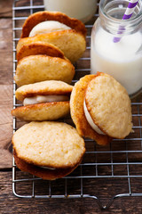 Banana Whoopie Pies.style rustic.