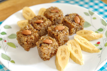 Korean food YackSick with Banana