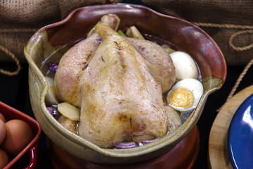Slow cooked chicken delino