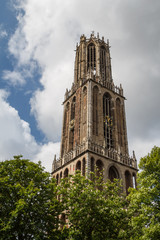 Bell tower of the cathedral church, Utrecht, Netherlands
