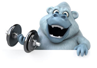 Fototapeta premium Fun yeti