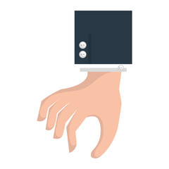 hand human isolated icon vector illustration design