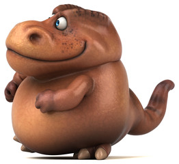 Naklejka premium Fun Trex - 3D Illustration