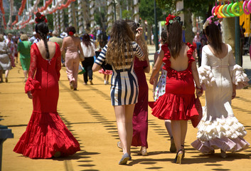 April Fair in Seville,Spain