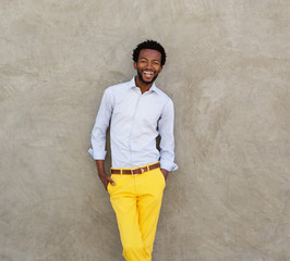 confident african american man smiling