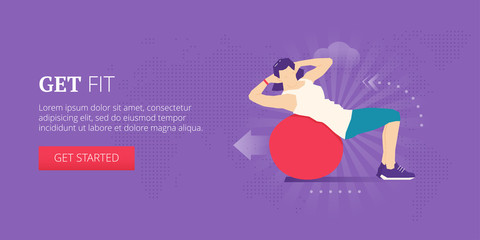Get fit web banner