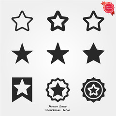 Star vector icon