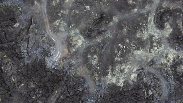 Mount Batur, Lava ash, Bali, Indonesia