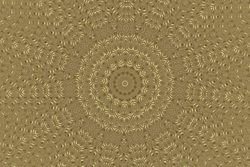 Fototapeta na wymiar abstract embossed golden circle dots background