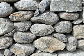Steine und Begrenzung