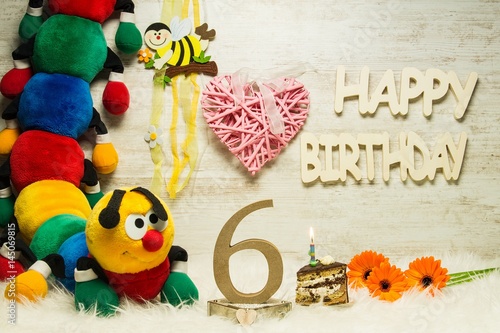 "Happy Birthday 6 Jahre" Stockfotos und lizenzfreie Bilder auf Fotolia