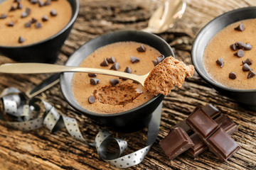 mousse au chocolat caramel 2