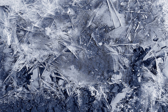transparent ice background