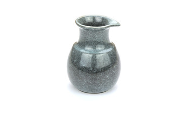 Antique tea cup isolated on white background