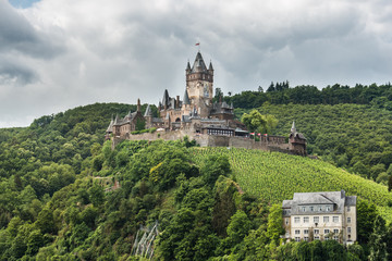 Cochem Imperial castle in Germany