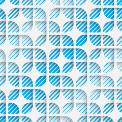 Seamless Mosaic Pattern. Abstract 3d Realistic Background