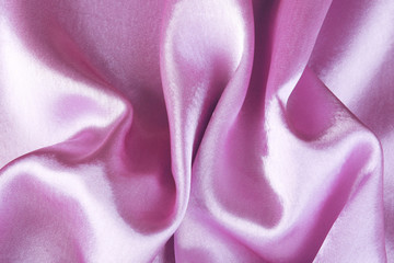 Obraz premium Lilac silk texture, closeup
