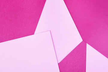 Composition with lilac paper sheets