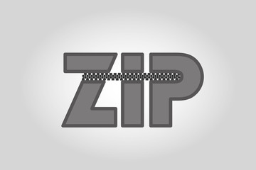 Vector zip logo