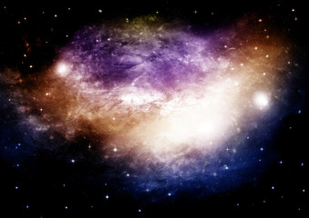 galaxy in a free space