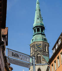 Fototapeta na wymiar Church of Holy Cross in Hanover in Germany