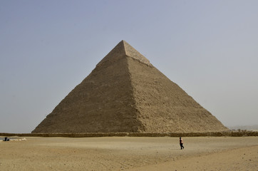 Fototapeta na wymiar Chephren-Pyramide in Gizeh