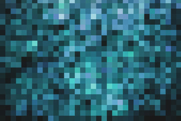 abstract square pixel mosaic