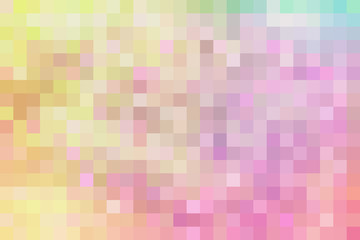 abstract square pixel mosaic