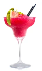Fototapeten Erdbeer-Margarita-Cocktail © smspsy