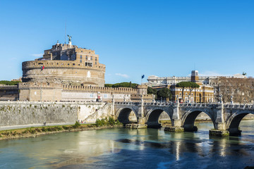 Castle of Sant Angelo in Rome, Italy