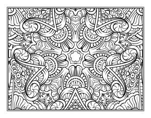 Fantasy decorative pattern page
