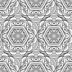 Ethnic decorative ornamental seamless pattern