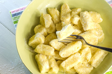 dumplings with cottage cheese