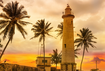 Sri Lanka, Lighthouse Dondra Head.