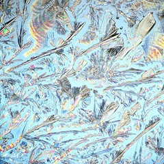 Abstract crystal garden