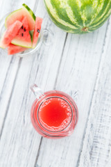 Fresh made Watermelon Smoothie