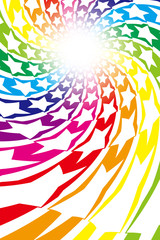 #Background #wallpaper #Vector #Illustration #design #free #free_size #charge_free #colorful #color rainbow,show business,entertainment,party,image  背景素材,星屑,スターダスト,打ち上げ花火,スターマイン,虹,レインボー,渦巻き,螺旋,キラキラ,光