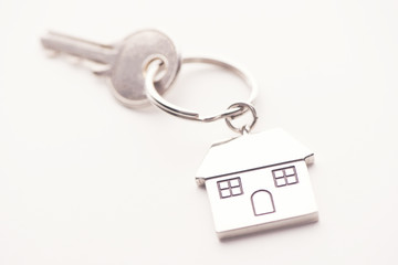 house key isolated on white background