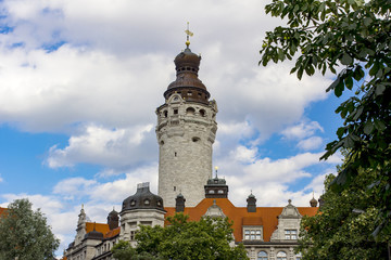 New Town Hall Leipzig in Saxony