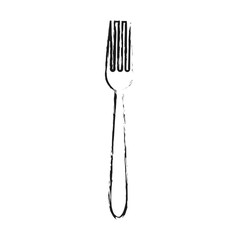 fork cutlery icon image vector illustration design 