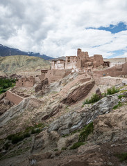 Old monastery on the mountain, Ladakh, India