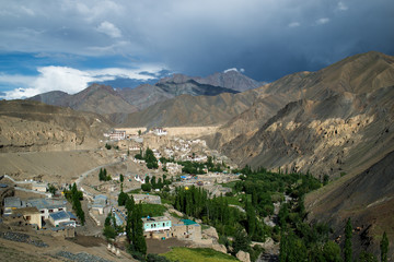 Fototapeta na wymiar Lamayuru village, Leh Ladakh , India