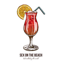 Sex on the Beach cocktail