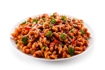 Pasta with tomato sauce