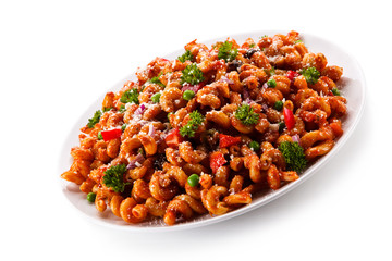 Pasta with tomato sauce