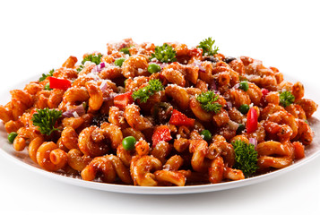 Pasta with tomato sauce